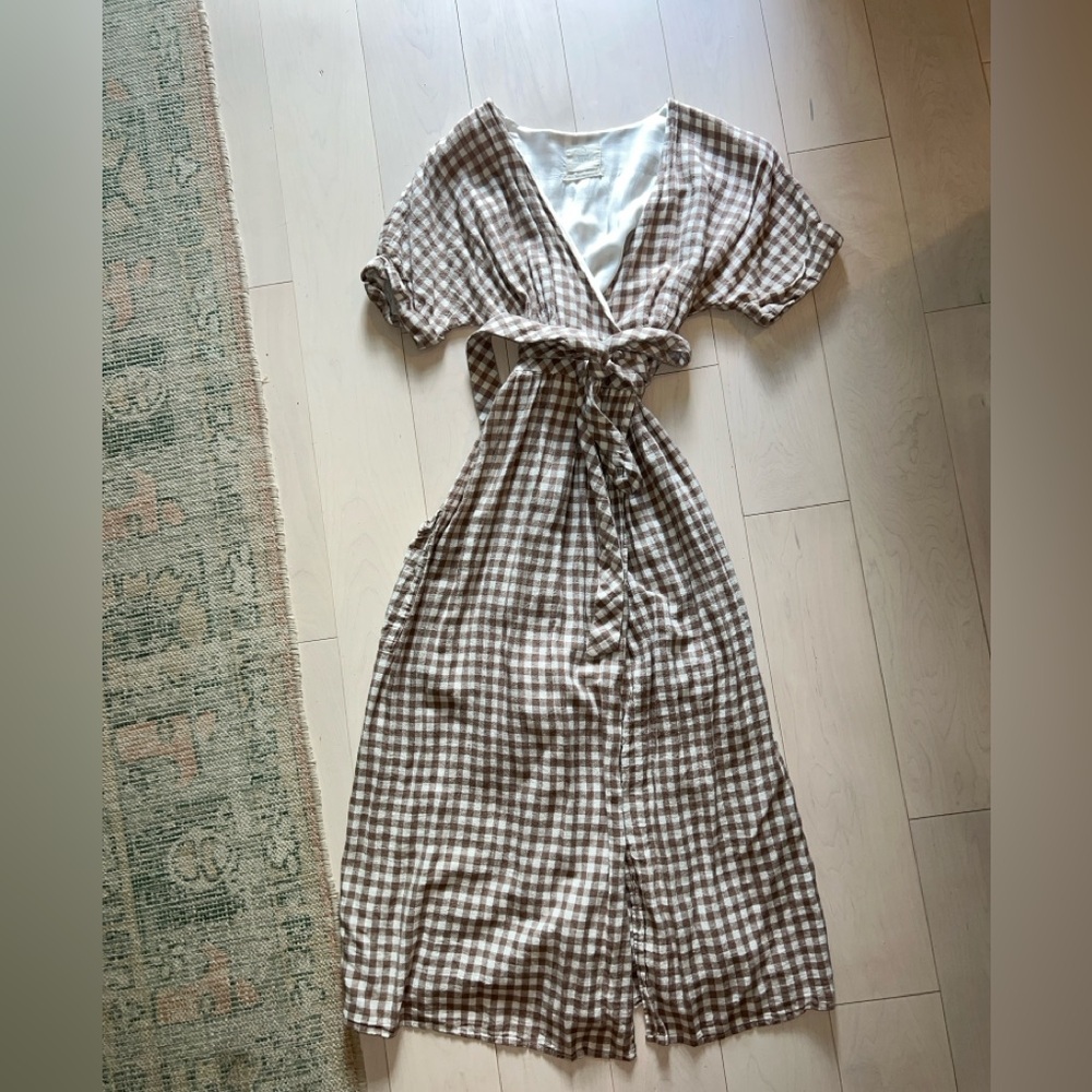 Urban Outfitters gingham wrap dress